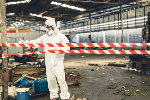 Professional Drug Lab Cleanup technician working in Rock Valley, IA